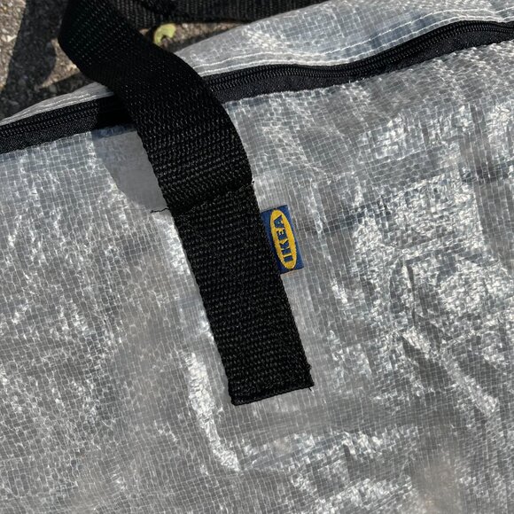 4 IKEA DIMPA Storage Bag Clear Zippered Extra Large Frakta Bedding Comforter - Picture 5 of 11